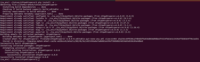 pip install -e